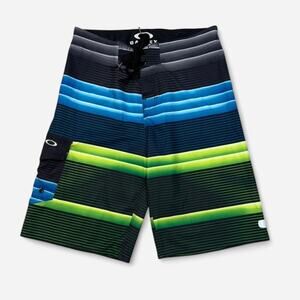 Oakley Neon Stripe Board Shorts men’s 34